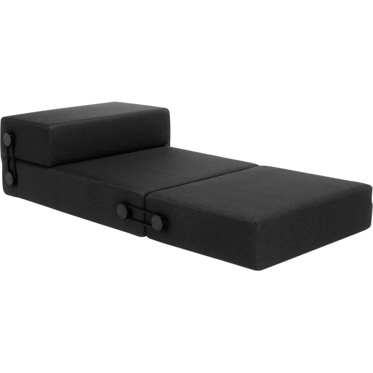 Kartell 602509 Sitzsystem Trix 100 x 36 x 75 cm Polyestergewebe, schiefergrau