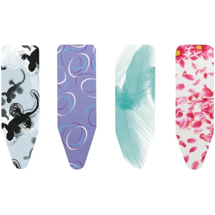 Brabantia 264825 Bügeltischbezüge Gr. C 124x45 cm Baumwollbezug mit 4mm Schaumstoff und 4mm Filz, Farblich sortiert- Auswahl nicht möglich