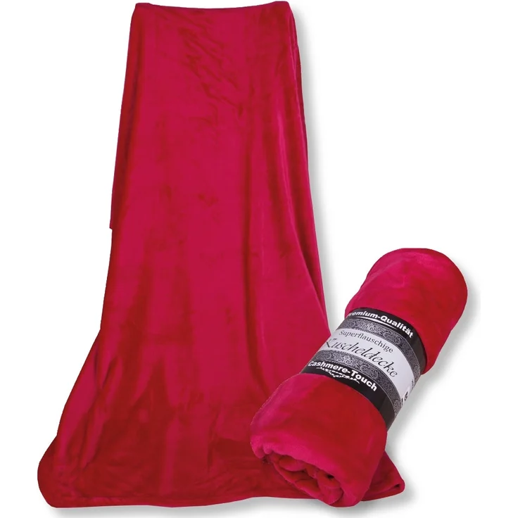Kuscheldecken Flauschdecke Wohndecke Cashmere Touch beere - himmbeere-150x200 cm – Bild 5