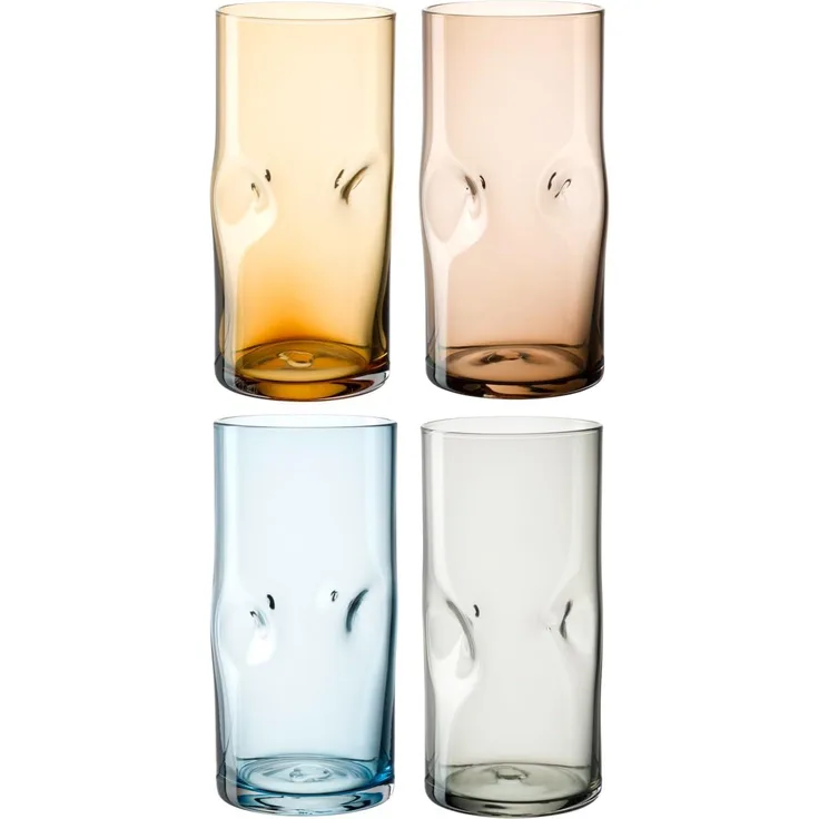 Leonardo VESUVIO Trinkgläser 330 ml gemischt 4er Set - A