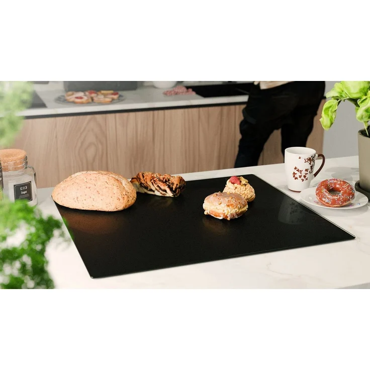 ALLboards Schneidebrett Glas Herdabdeckplatte Schneidebrett 52×60 cm Arbeitsplatte – Bild 4