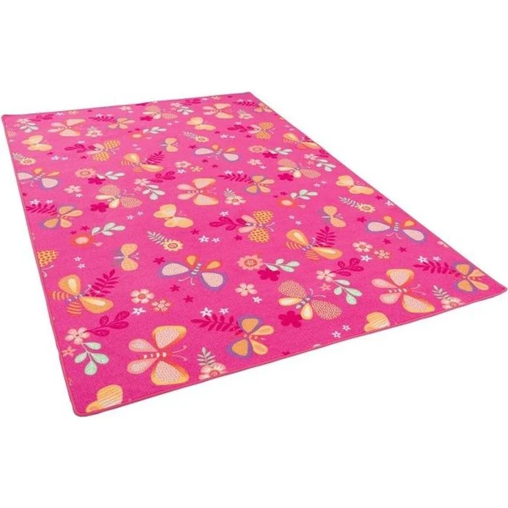Snapstyle Kinderteppich Kinder Spiel Teppich Schmetterling, Eckig, Höhe: 4 mm – Bild 4