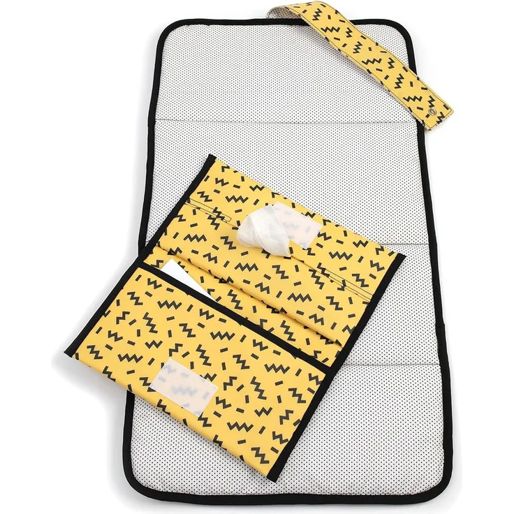 KipKep Napper Wickelunterlage + Wickeletui Memphis Yellow