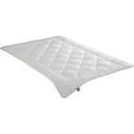 Badenia Bettcomfort Irisette Merino wash Steppbett Duo mit Baumwollbezug für den Sommer, 135x200 cm