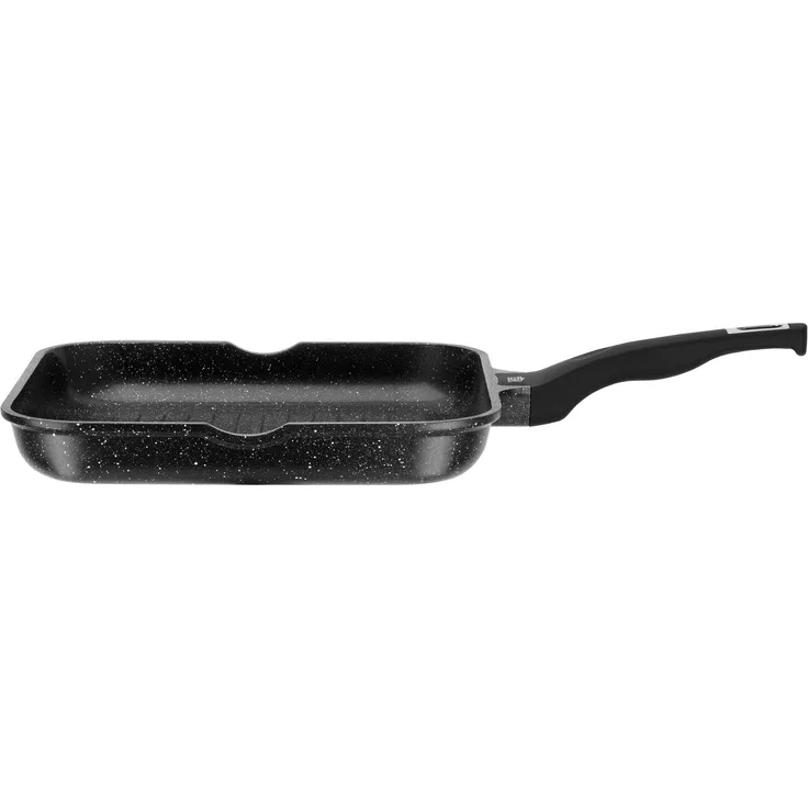 GSW Grillpfanne Titanium Granit Advanced, Aluminiumguss (1-tlg), Grillpfanne aus Aluminium-Guss mit Antihaft-Versiegelung