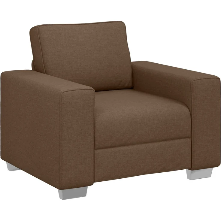 vidaXL Sofa-Sessel Braun 100 cm Stoff 4105211 – Bild 2