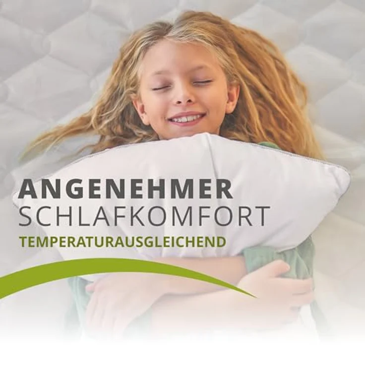 BettwarenShop Ersatz Matratzenbezug Doppeltuch, weiß, 90x200 cm – Bild 8