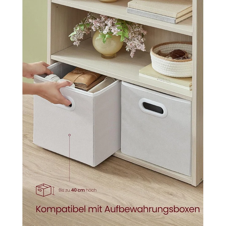 VASAGLE Bücherregal mit 6 Ebenen, für Wohnzimmer, Büro – Bild 5