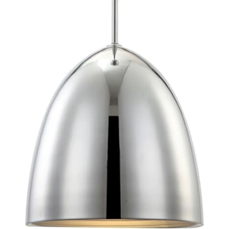LED Pendelleuchte, Aluminium Chrom, silber, H 132 cm – Bild 6