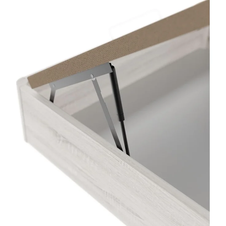 DUÉRMETE ONLINE - Klappbares Bett, super verstärkt, mit atmungsaktivem Deckel, 90x190 cm, inklusive Werkzeug, Farbe Polargrau – Bild 6