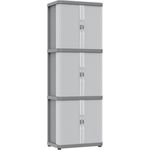 Kreher Rolladenschrank | Wandschrank | Hängeschrank | Universalschrank in toller, Neuer Optik. Mit leichtgängigen Schiebetüren. Bietet noch mehr Stauraum! (XXL Universalschrank mit 6 Böden)