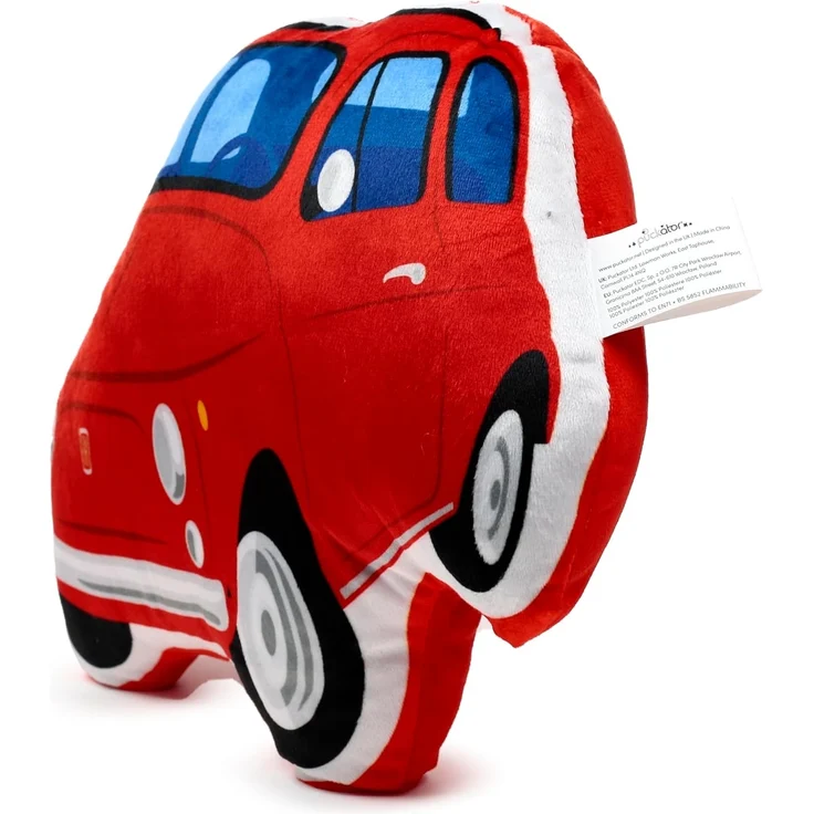 Puckator Dekokissen Fiat 500 Plüsch Kissen rot - ca. 23x34 cm – Bild 6