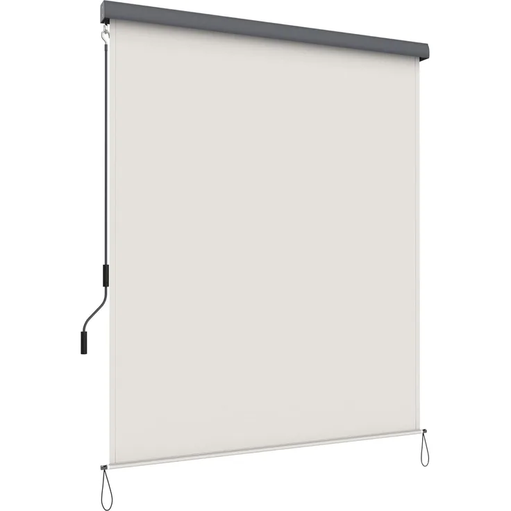 SONGMICS 1.6 x 2.5m Senkrechtmarkise für Balkon, Terrasse, Vertikalmarkise für außen, Markise für Windschutz, Sonnenschutz und Sichtschutz, wasserfest, beige Die Serie Classic GSA165BE