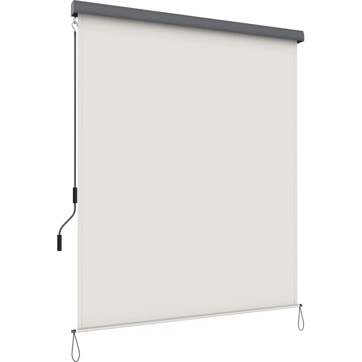 SONGMICS 1.6 x 2.5m Senkrechtmarkise für Balkon, Terrasse, Vertikalmarkise für außen, Markise für Windschutz, Sonnenschutz und Sichtschutz, wasserfest, beige Die Serie Classic GSA165BE – Bild 1