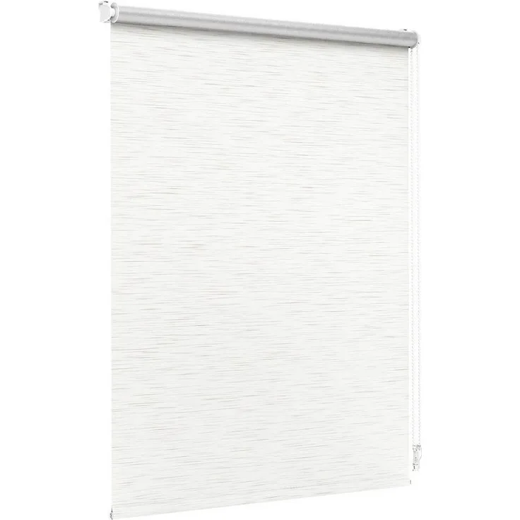 Verdunklungsrollo Standard Thermorollo, Klemmbar, 32,5x100 cm, weiß-strukturiert, jalousiescout, blickdicht, ohne Bohren, freihängend, Klemmfix, Standard Thermorollo mit Klemmmontage Vollverdunkeln
