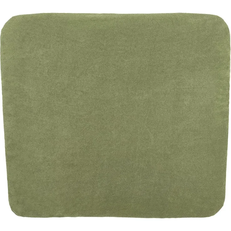 Meyco Baby Wickelauflagenbezug Frottee - 85x75 cm - Spannbetttuch Wickelunterlage - 80% Baumwolle - Oeko Tex zertifiziert - kuschelig weich & hautfreundlich - waschbar & trocknergeeignet - Olive Grün