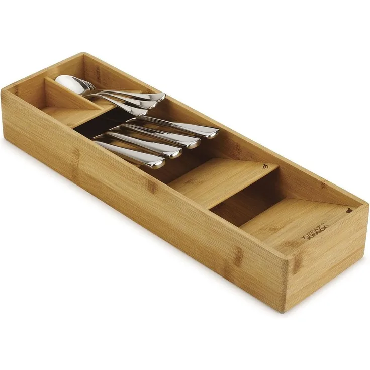 Joseph Joseph DrawerStore Bamboo Kompakter Besteck Organizer Holz
