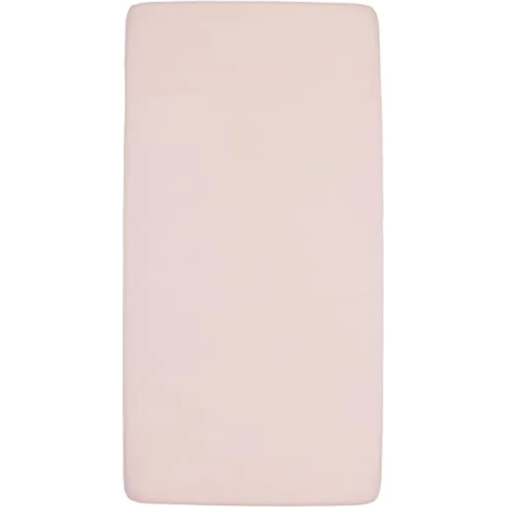 Meyco Baby Spannbettlaken für Kinderbett - 70x140 cm - Jersey Spannbetttuch - 100 % Baumwolle - Oeko Tex zertifiziert - Rundum-Gummizug, atmungsaktiv - Uni - Zartrosa, Soft Pink – Bild 2