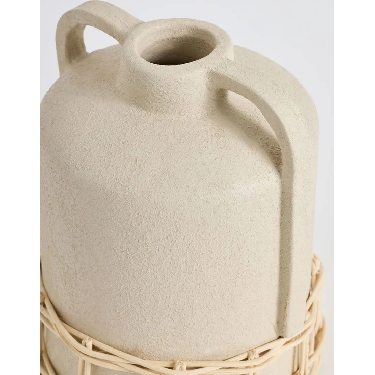 Evila Originals 'Handle Terracota' Vase, Creme, 14 x 14 x 19 cm – Bild 3