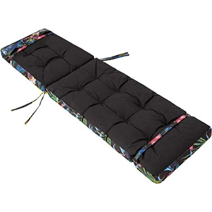 Bjird Liegenauflage, Polyester bunte Blätter, 200 x 55 x 8 cm – Bild 9