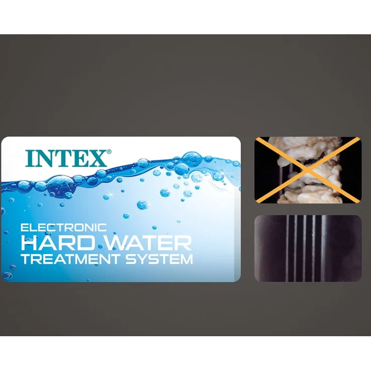 Intex Massage-Whirlpool Rund PureSpa 216x71 cm 6 Personen 3202946 – Bild 9