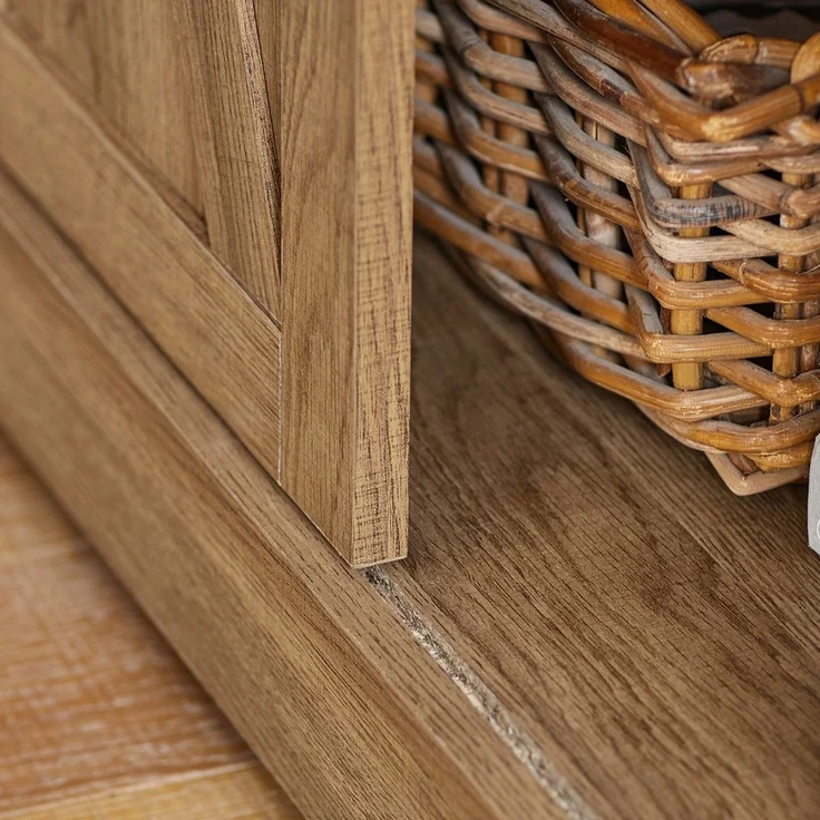 SoBuy FSB60-BR Schuhschrank, Spanplatte, Papierfurnier, Helle Eiche, 120 x 70 x 40 cm – Bild 8