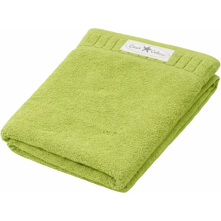 Seestern Duschtuch Uni Grün 70 x 140cm Baumwolle Frottee Handtuch Badetuch – Bild 1
