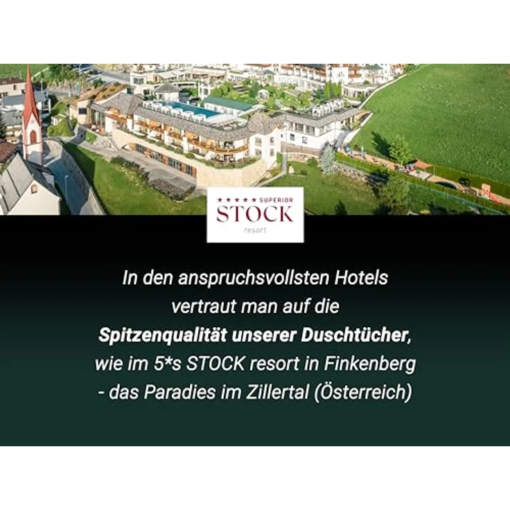 Zollner Duschtücher, Weiß, 70x140 cm, 100% Baumwolle, Oeko-Tex® Standard 100, hohe Saugfähigkeit, 400 g/m² – Bild 2
