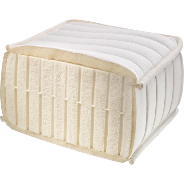 Prolana SCHLAF-Line 2 Naturlatexmatratze Drell versteppt mit SSW 80x200