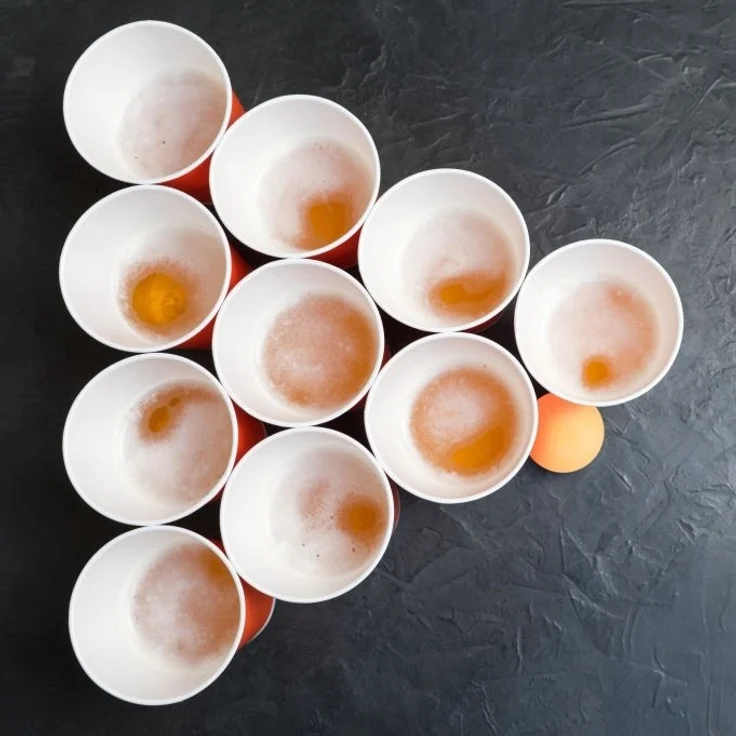 Beer Pong Bälle orange 10031413 – Bild 5