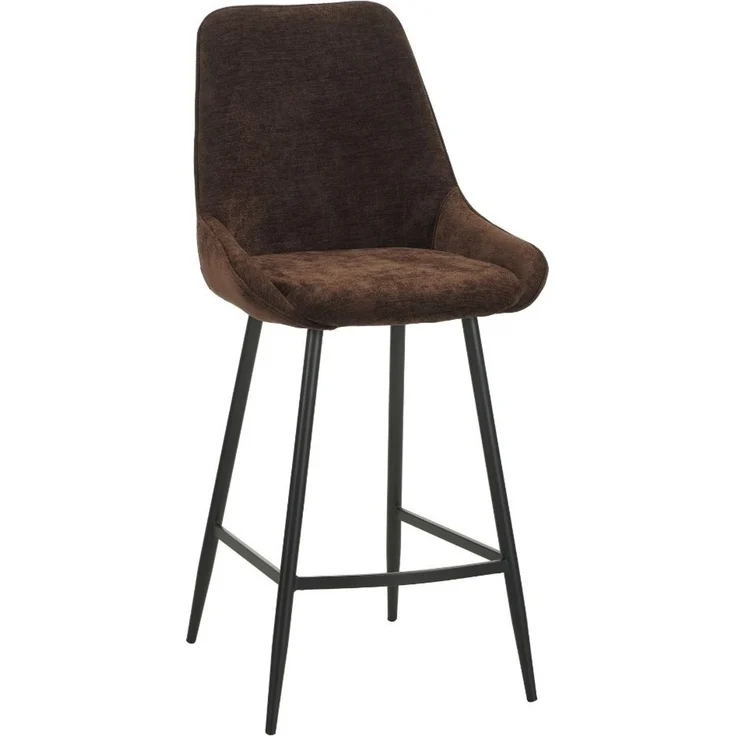 Bronx71 Barhocker Lynn Samt braun 71 cm – Bild 2