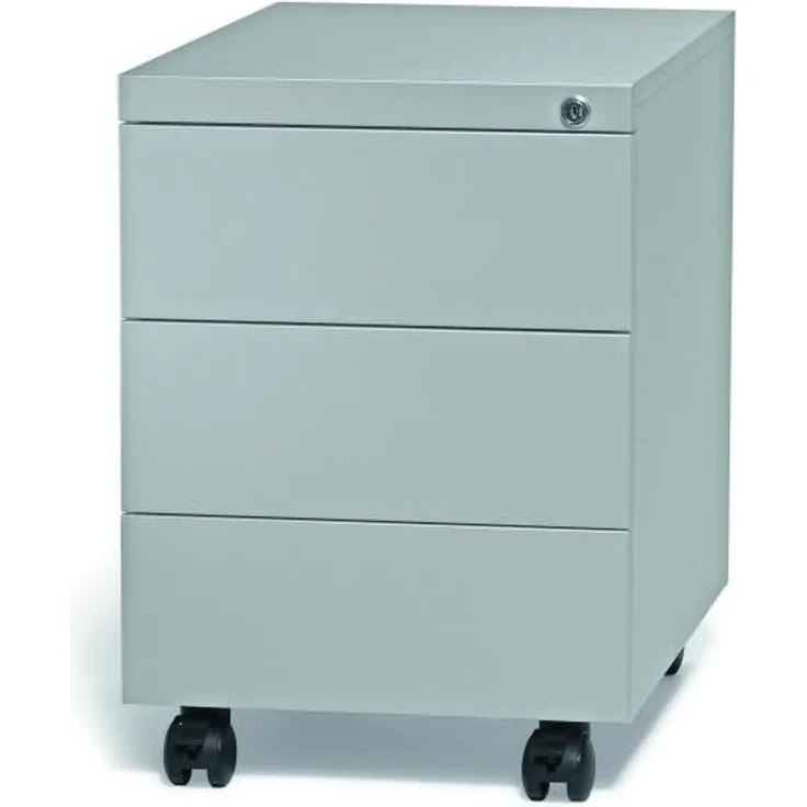 Soennecken Rollcontainer 3xSchub 39x55x59cm silber