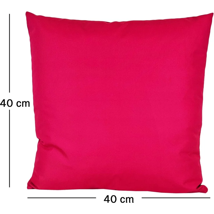 JACK Kissenbezüge 2er Set 40x40 cm Outdoor Wasserfest, (2 Stück), 2x Kissenhülle, strapazierfähig, wasserabweisend, Innen & Außen – Bild 3
