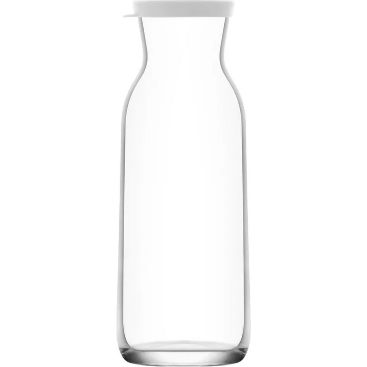 LAV Wasserkrug Fonte Weiße Karaffe: 1200cc, Ideal für Wasser und Milch, (1-tlg)