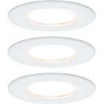 Paulmann No. 93496 Einbauleuchte LED Coin Nova rund 6W Weiß 3-Stufen dimmbar IP44