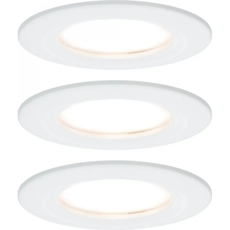 Paulmann No. 93496 Einbauleuchte LED Coin Nova rund 6W Weiß 3-Stufen dimmbar IP44
