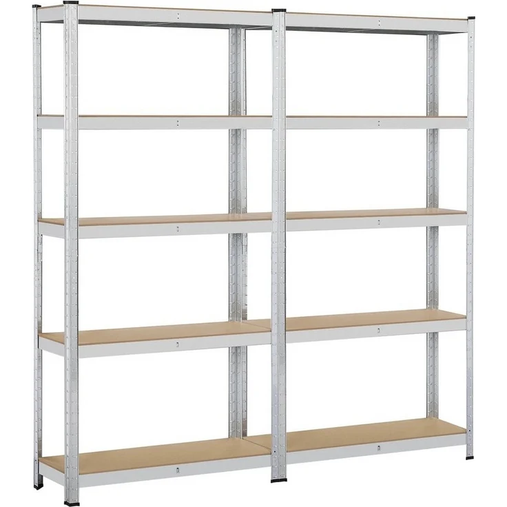 Yaheetech Schwerlastregal Lagerregal 5 Böden, Kellerregal Standregal Max. Belastbarkeit : 875kg – Bild 1