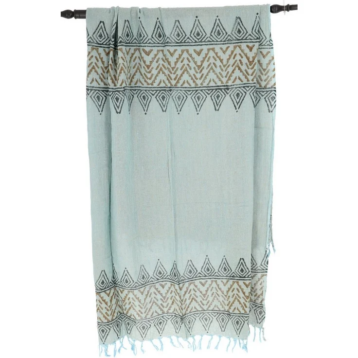 Guru-Shop Sarong Indisches bedrucktes Baumwolltuch, leichter.. – Bild 3
