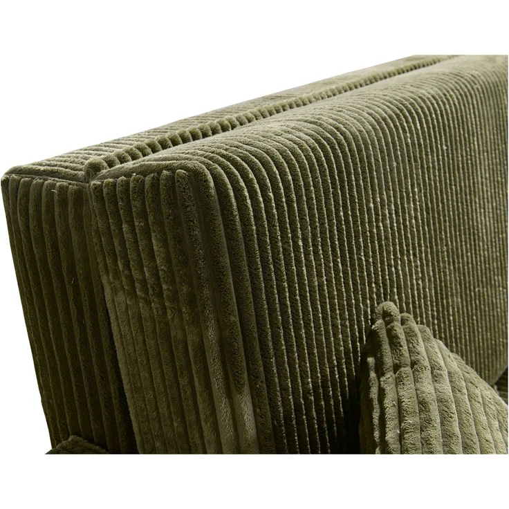 Wohnero24 Lirena 1 Schlafsessel mit Bettfunktion 80x195 cm – Cord Sessel ausziehbar 103x95 cm mit Bettkasten, kleines Gästebett, platzsparendes Einzelschlafsofa - Dunkelgrun – Bild 4