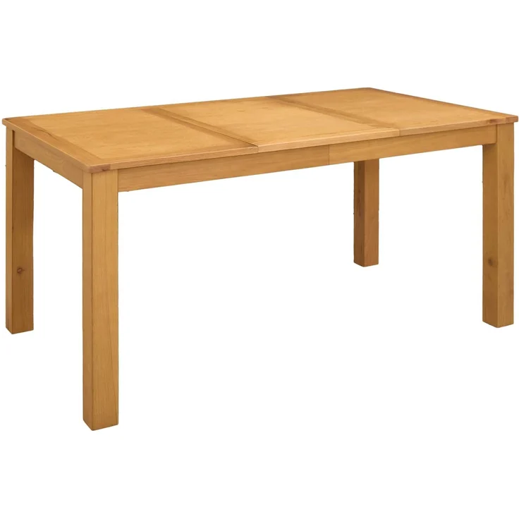 vidaXL Essgruppe 7 stk. Beige 150 x 85 x 75 cm Massivholz Eiche 3430369 – Bild 3