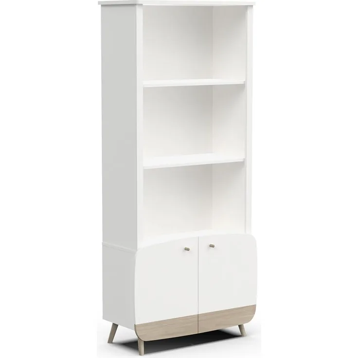 habeig Kinderregal Kinderschrank Kommode Bücherregal blau weiß Holz 177cm, besonders stabil