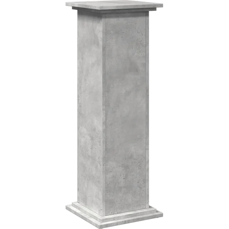 vidaXL Postament mit Stauraum, Holzwerkstoff, Betongrau, 31 x 30 x 90 cm – Bild 7