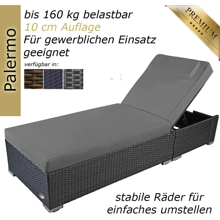 RS Trade Gartenliege Sonnenliege Palermo – Bild 1