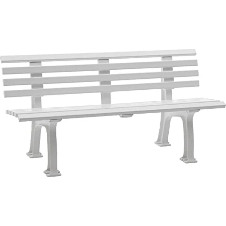 BLOME Bank Sylt L1500xB540xH740 mm 3-Sitzer Kunststoff weiß