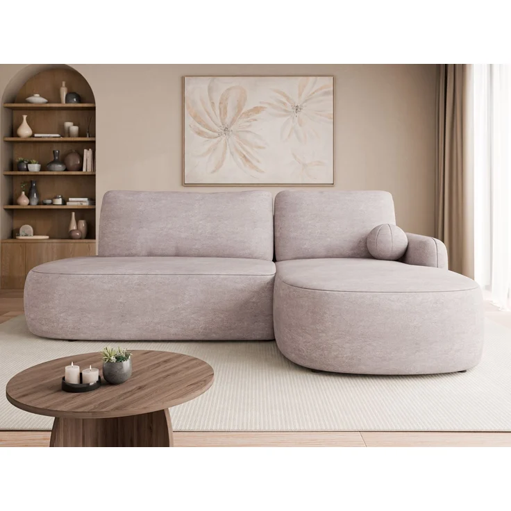 Mirjan24 Ecksofa Loridu O (Farbe: Zoya 03, Seite: Rechts), 90 x 174 x 274 cm – Bild 2