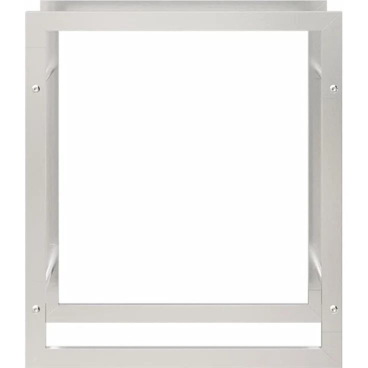 vidaXL Brennholzregal 50x28x56 cm Edelstahl 357859 – Bild 4