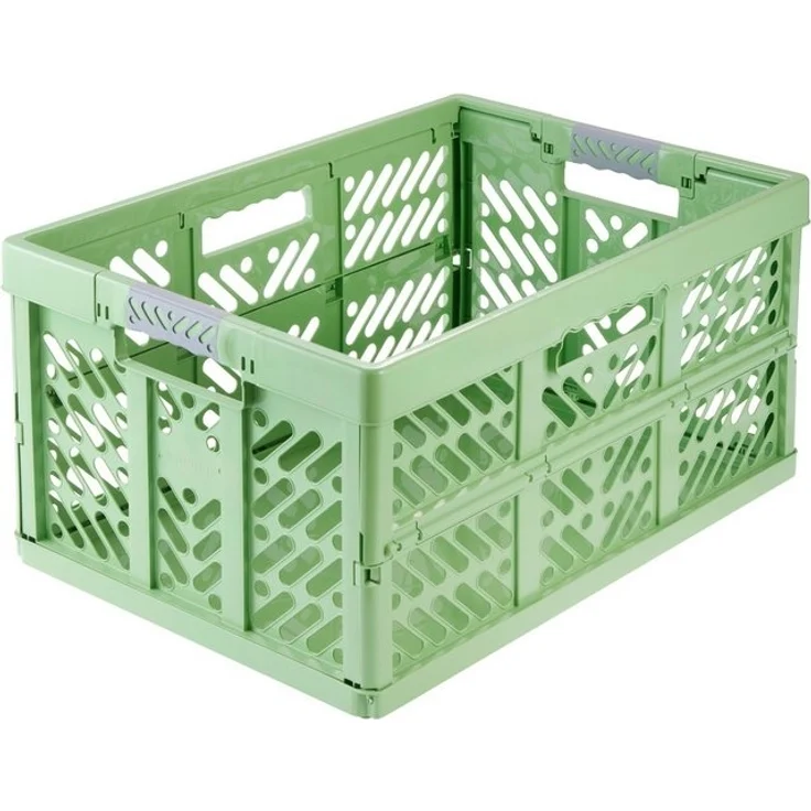 keeeper Klappbox ben eco, Profi-Klappbox mit Softgriffen, 54 x 37 x 28 cm, 45 l, 45 l, Soft-Touch-Griffe, zusammenklappbar – Bild 4