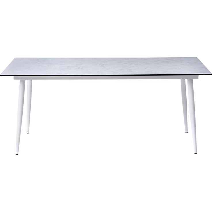 Gartentisch TOLENTINO 180 cm 90 cm Steinoptik Hellgrau – Bild 4