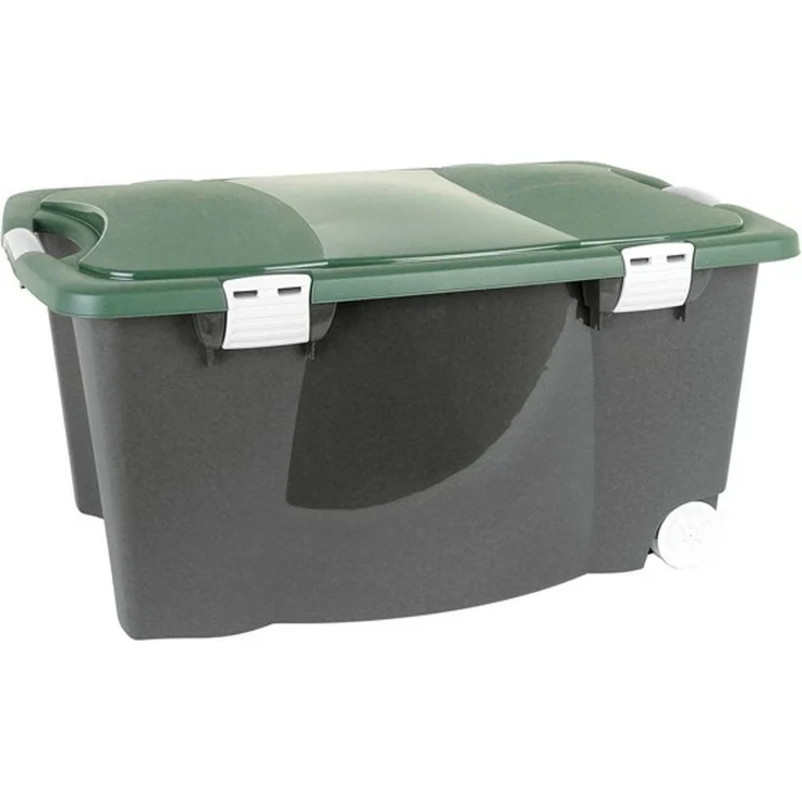 Jelenia Plast Aufbewahrungsbox Allzweckbox mit Rollen Aufbewahrungsbox Universalbox Rollbox Spielzeug – Bild 1