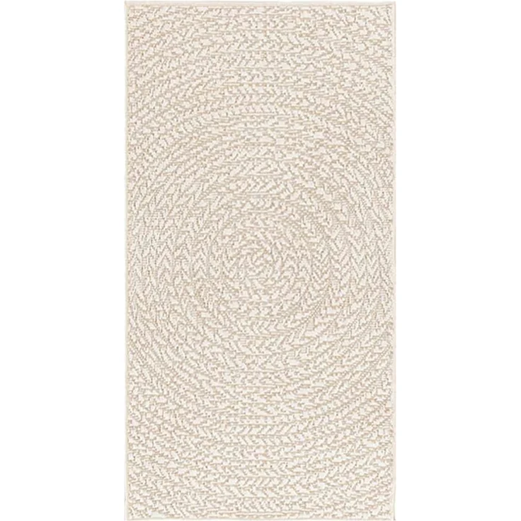 vidaXL Teppich ZIZUR Creme 60x110 cm Jute-Optik Indoor und Outdoor 4010371 – Bild 3